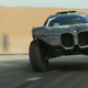 A photo of the front end on the BMW Dune Taxi.
